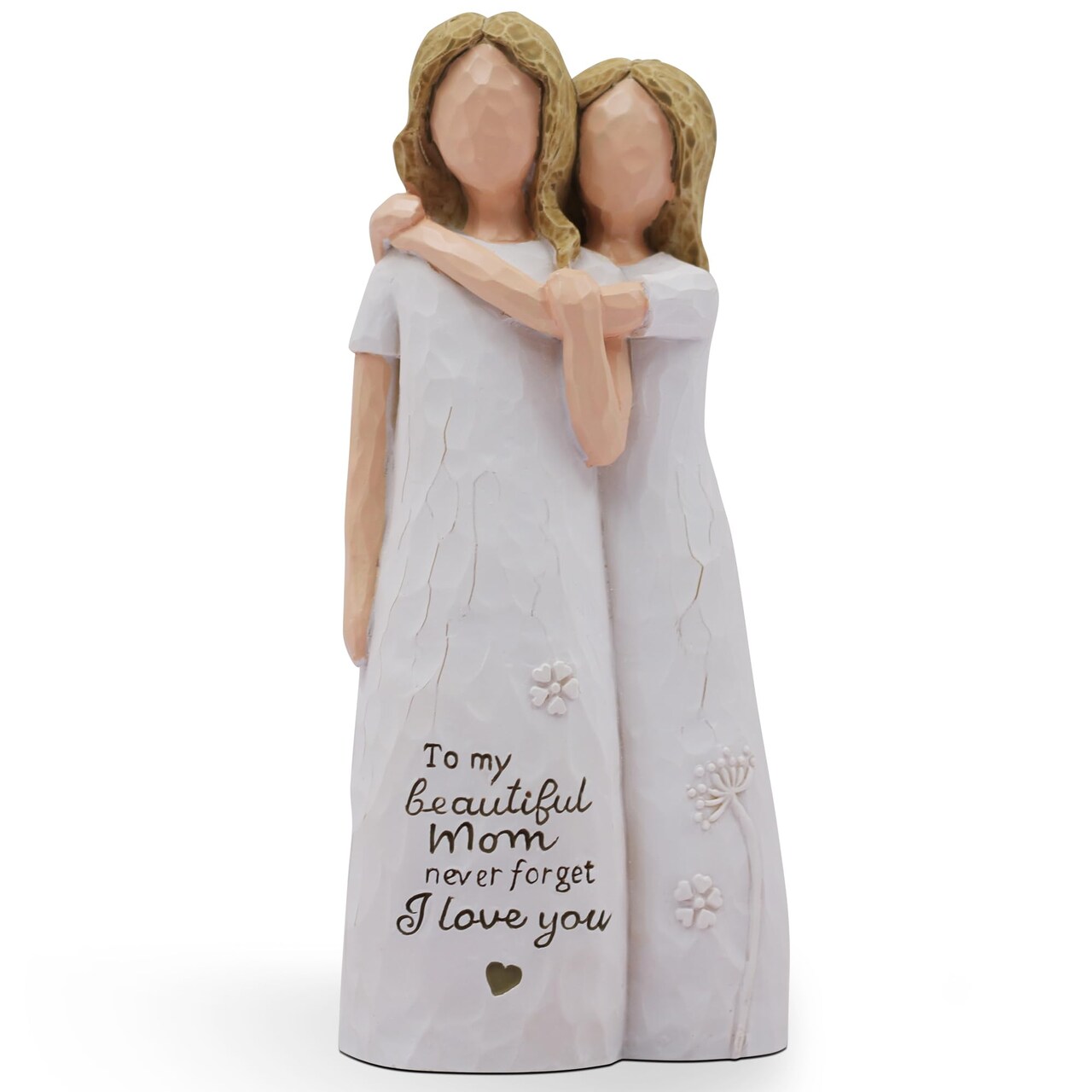 Mom Birthday Gifts from Daughter, Birthday Gift for Mom from Daughter, Valentines Day Gifts for Moms, Sculpted Hand-Painted Figurine